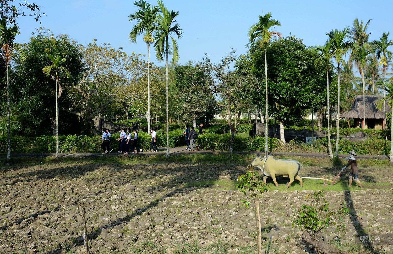 Khung cảnh trong Khu chứng tích Sơn Mỹ. Ảnh: Ngọc Viên