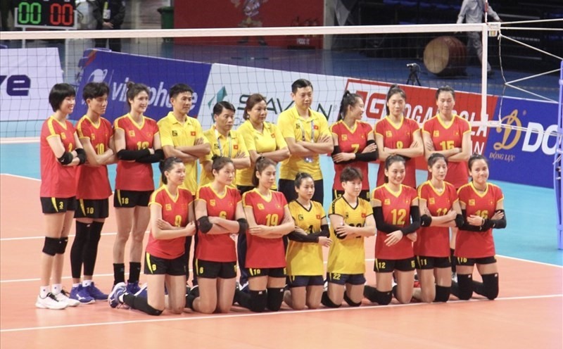 Tuyển bóng chuyền nữ Việt Nam vào bảng đấu khó tại giải vô địch Châu Á. Ảnh: Liên đoàn bóng chuyền Việt Nam