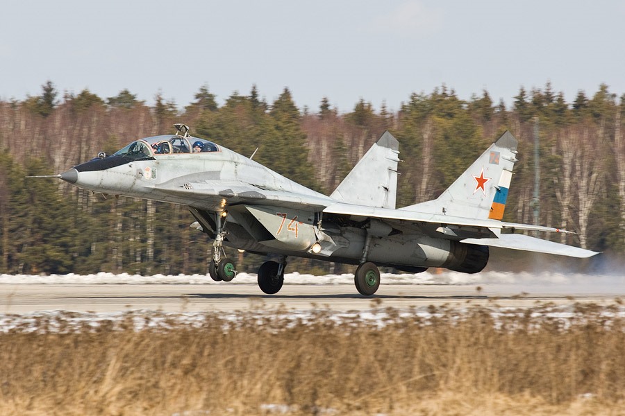 MiG-29UB của Không quân Nga. Ảnh: Không quân Nga