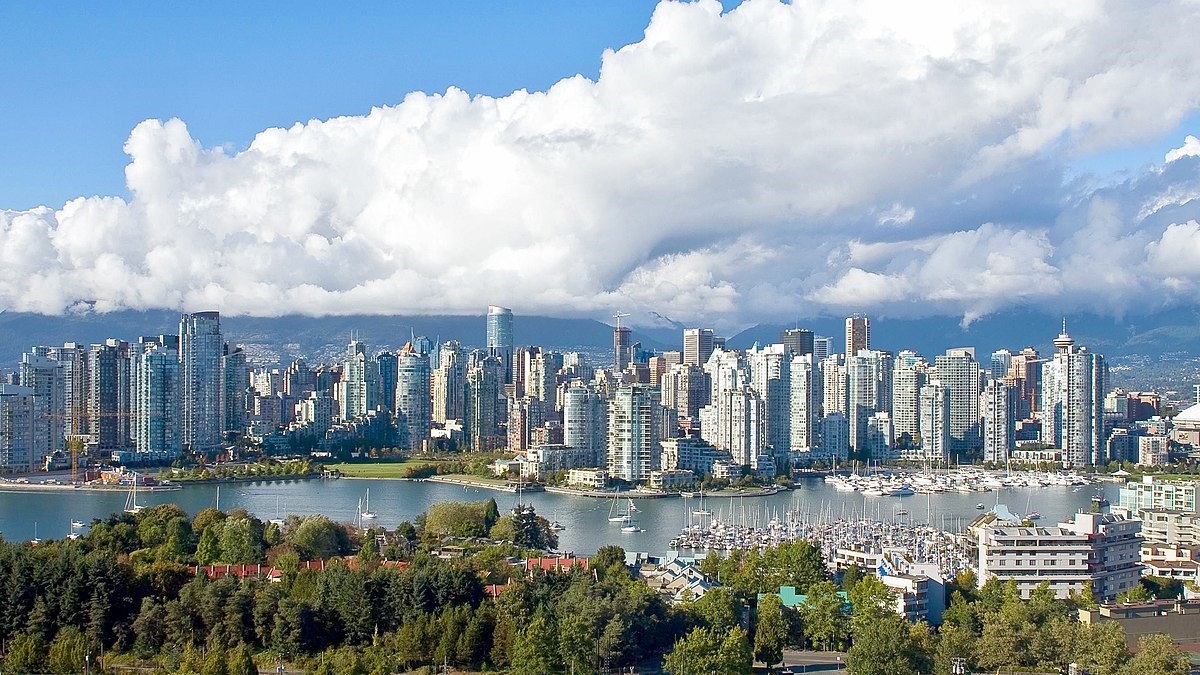 Một góc Vancouver, Canada. Ảnh: Wiki