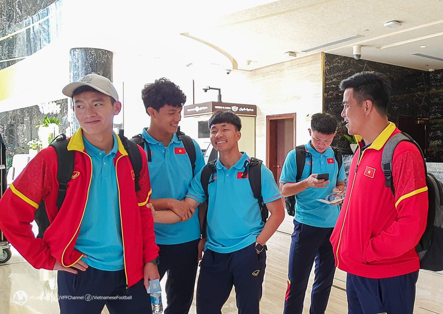 Các cầu thủ U23 Việt Nam đã sẵn sàng tranh tài tại Doha Cup 2023. Ảnh: VFF