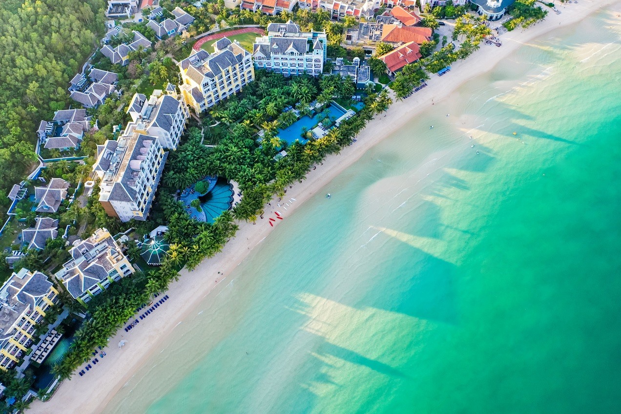 Khu nghỉ dưỡng JW Marriott Phu Quoc Emerald Bay. Ảnh: Sun Group