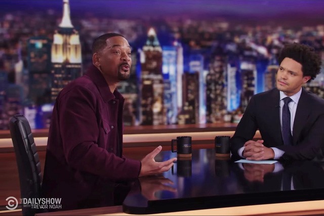 Will Smith và Trevor Noah. Ảnh: The Daily Show