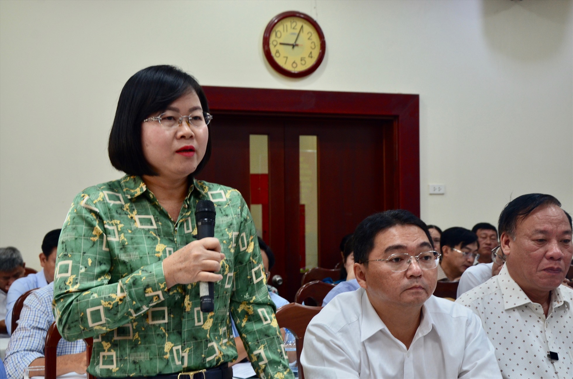 Bà Võ Thị Chính - Phó Chủ tịch UBND Quận 12. Ảnh: Huyên Nguyễn
