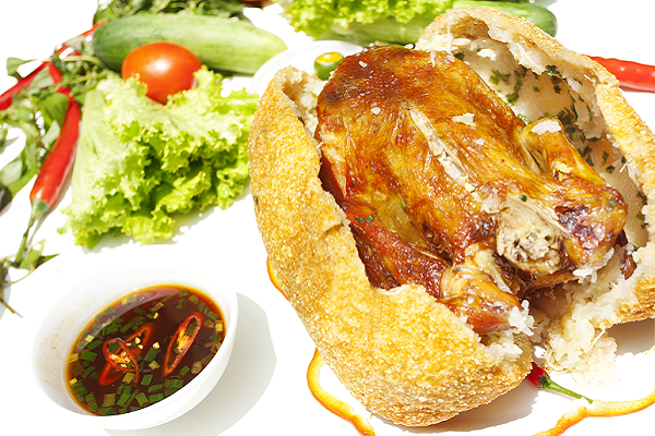 Món gà không lối thoát được nhiều thực khách yêu thích. Ảnh: Gà tươi Mạnh Hoạch