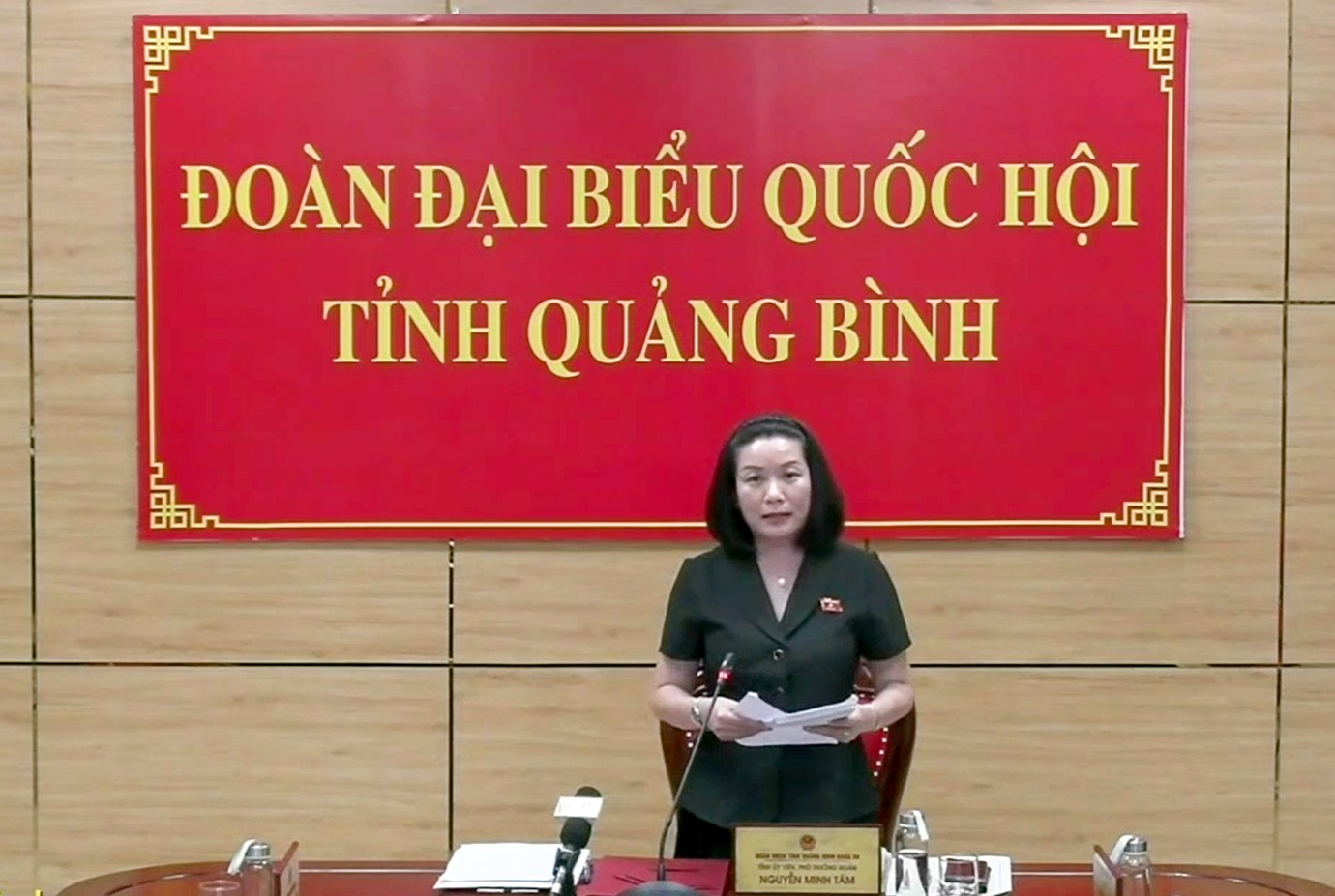 Đại biểu Quốc hội Nguyễn Minh Tâm (Đoàn Quảng Bình). Ảnh: Phạm Thắng/Quochoi.vn