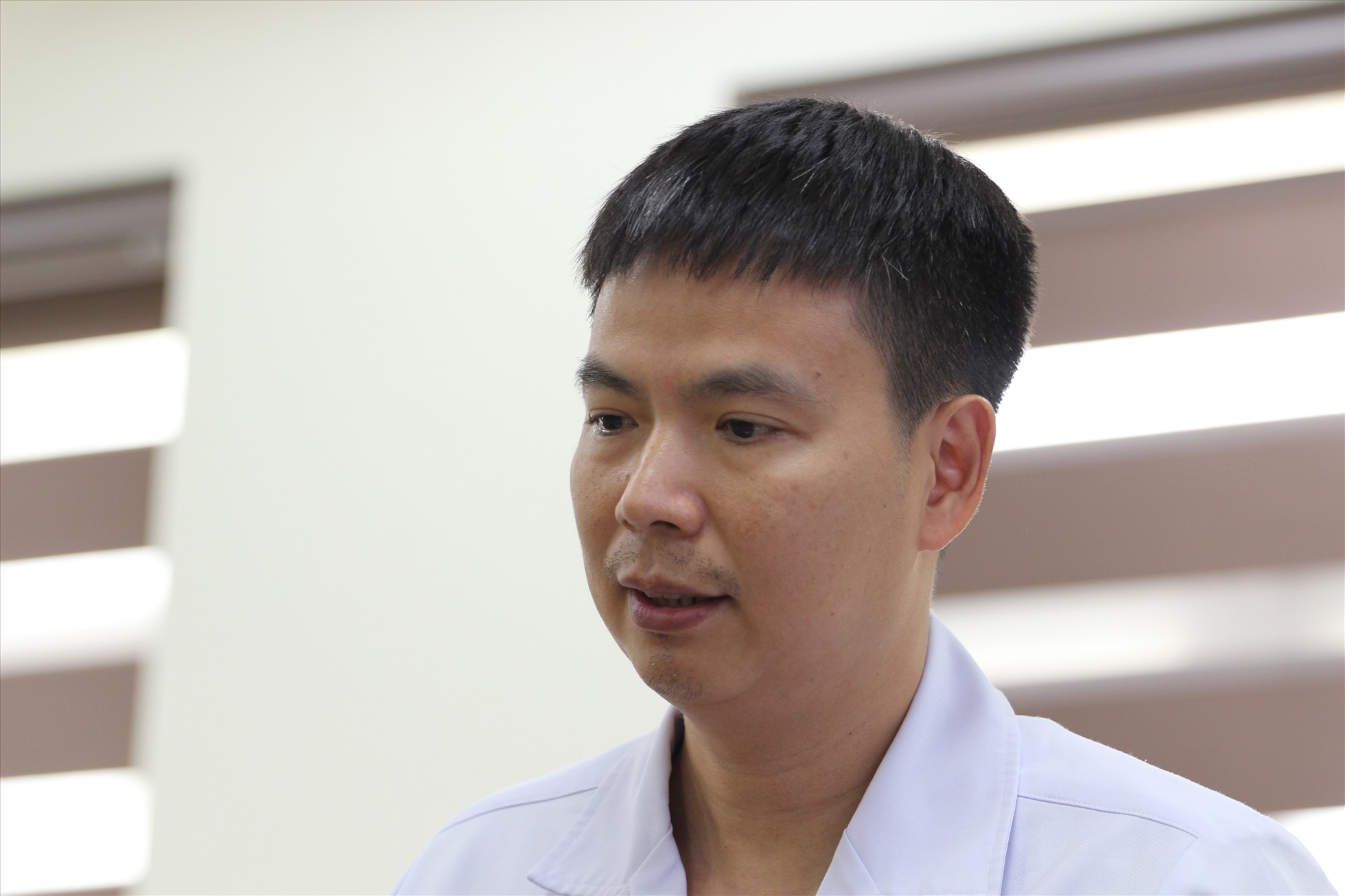 PGS Nghĩa- Giám đốc Trung tâm Ghép tạng. Ảnh: Thùy Linh