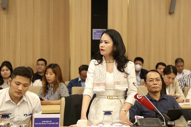 Bà Nguyễn Thị Thanh Bình - Phó tổng giám đốc phụ trách lĩnh vực năng lượng T&T Group. Ảnh: Nguyễn Phương