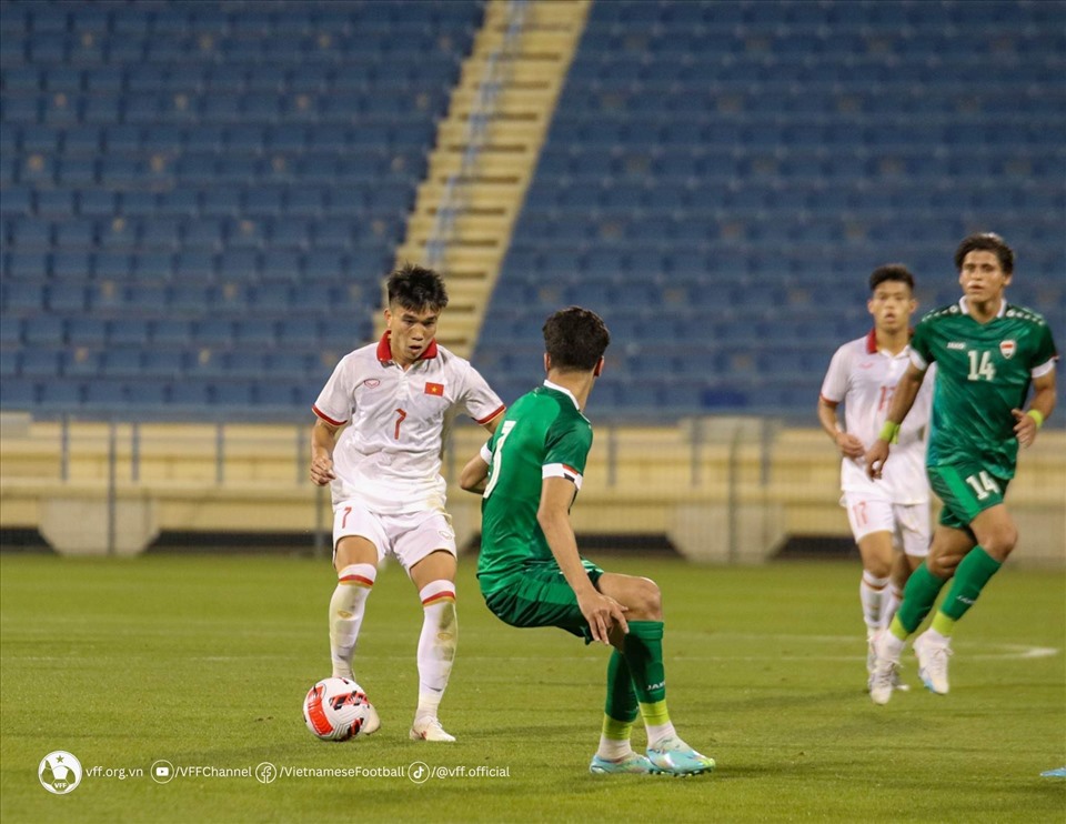 U23 Việt Nam cần cải thiện nhiều điều sau thất bại 0-3 trước U23 Iraq. Ảnh: VFF