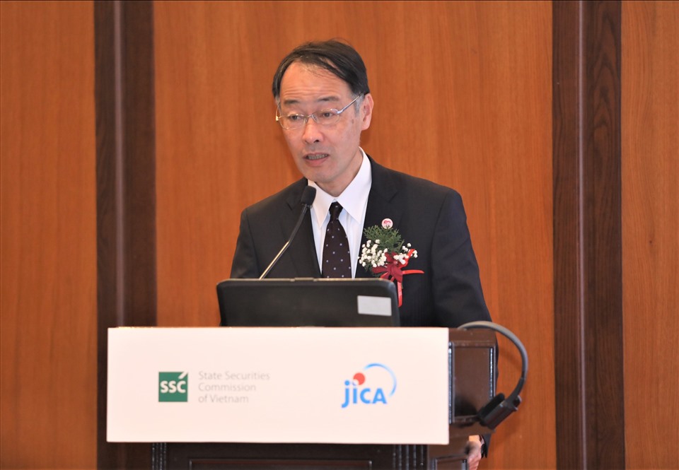 Ông Nakajima Junichi - Cao uỷ viên Cơ quan dịch vụ tài chính Nhật Bản. Ảnh: JICA