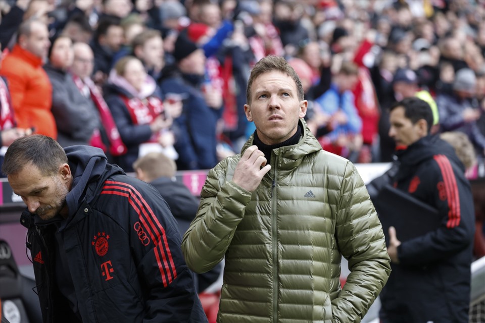 Nagelsmann không phù hợp với những con người hiện tại của Bayern. Ảnh: AFP