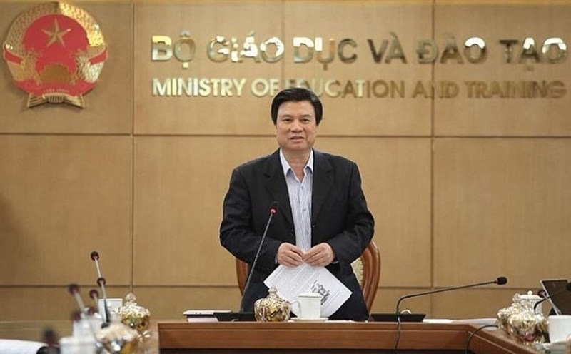 Thứ trưởng Bộ Giáo dục và Đào tạo Nguyễn Hữu Độ sẽ nghỉ hưu từ 1.6. Ảnh: Bộ GDĐT.
