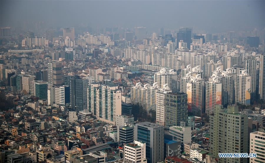 Thị trường bất động sản Hàn Quốc đang ghi nhận mức sụt giảm (hình minh họa). Ảnh: Xinhua