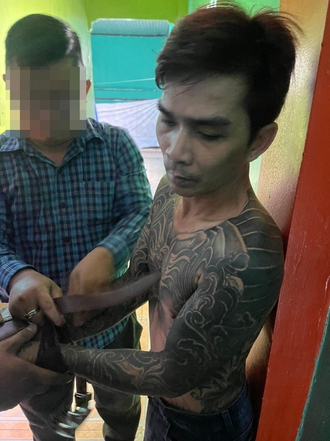 Đối tượng Lê Văn Bậm bị bắt giữ chiều ngày 26.3