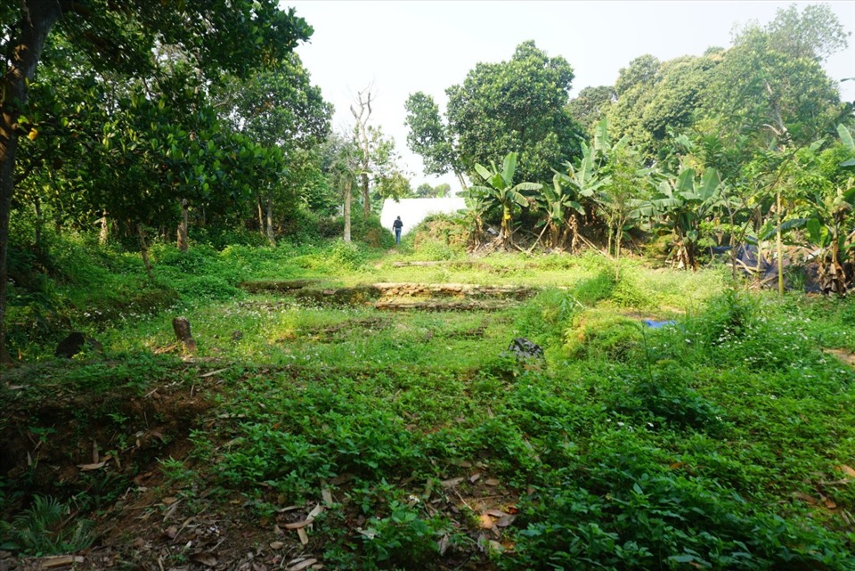 Di tích Chăm Phong Lệ được phát hiện trong nhà người dân tại phường Hòa Thọ Đông, quận Cẩm Lệ, TP Đà Nẵng vào năm 2011.