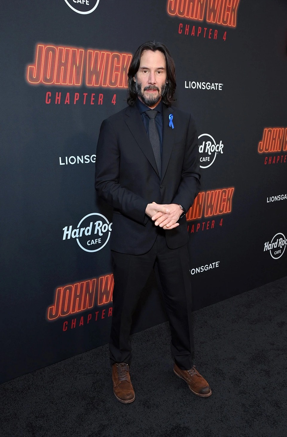 Keanu Reeves tiếp tục đảm nhận vai nam chính trong dự án phim “John Wick 4“. Ảnh: Xinhua