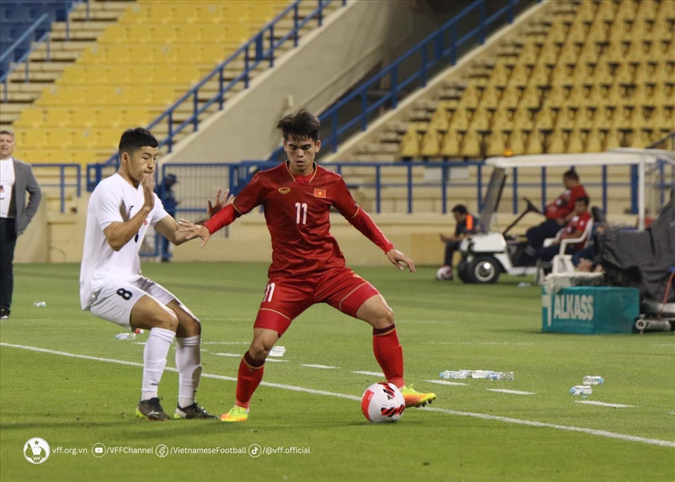 U23 Việt Nam có thêm nhiều bài học kinh nghiệm từ giải Doha Cup 2023. Ảnh: VFF