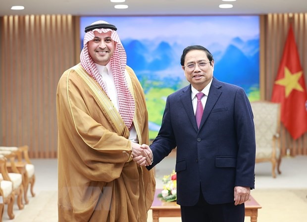 Thủ tướng Phạm Minh Chính đề nghị Việt Nam - Saudi Arabia tạo thuận lợi cho các mặt hàng xuất khẩu vào thị trường của nhau. Ảnh: TTXVN