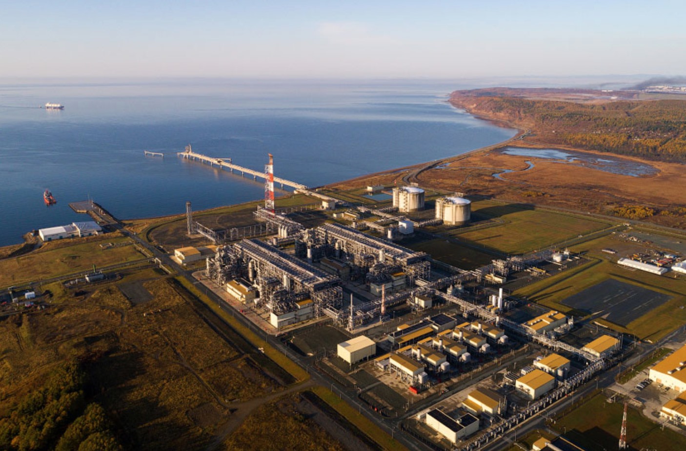Nhà máy LNG của dự án Sakhalin-2 ở Nga. Ảnh: Sakhalin Energy