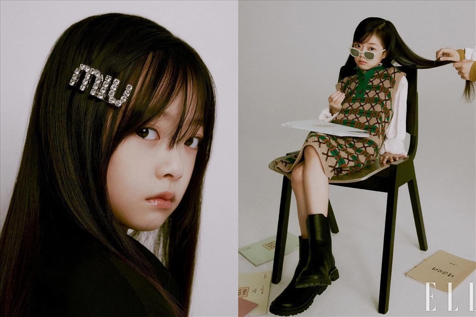 Oh Ji Yul gây ấn tượng với bộ ảnh trên tạp chí Elle Korea. Ảnh: Elle
