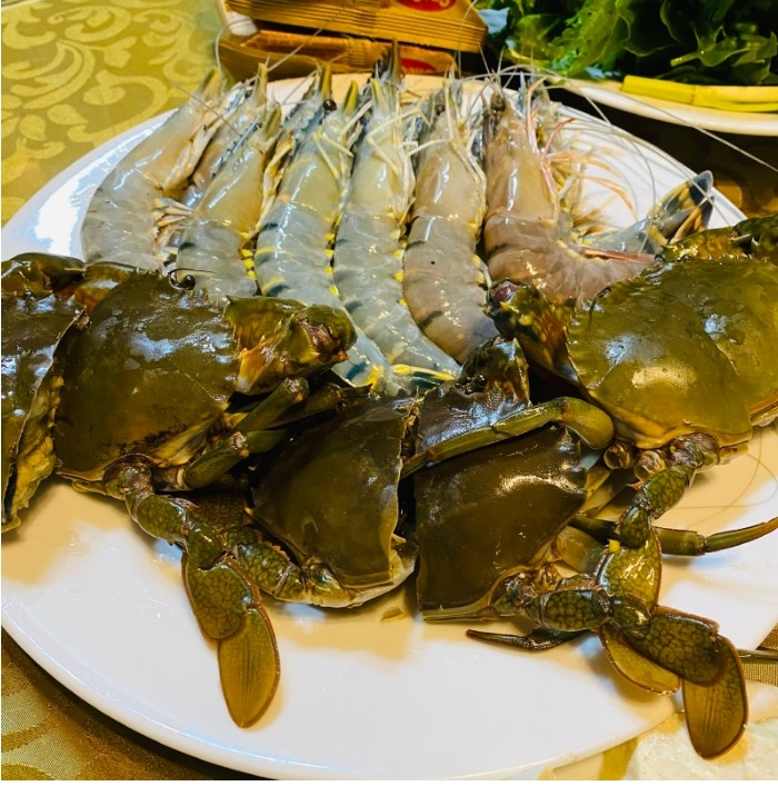 Hải sản tươi ngon.