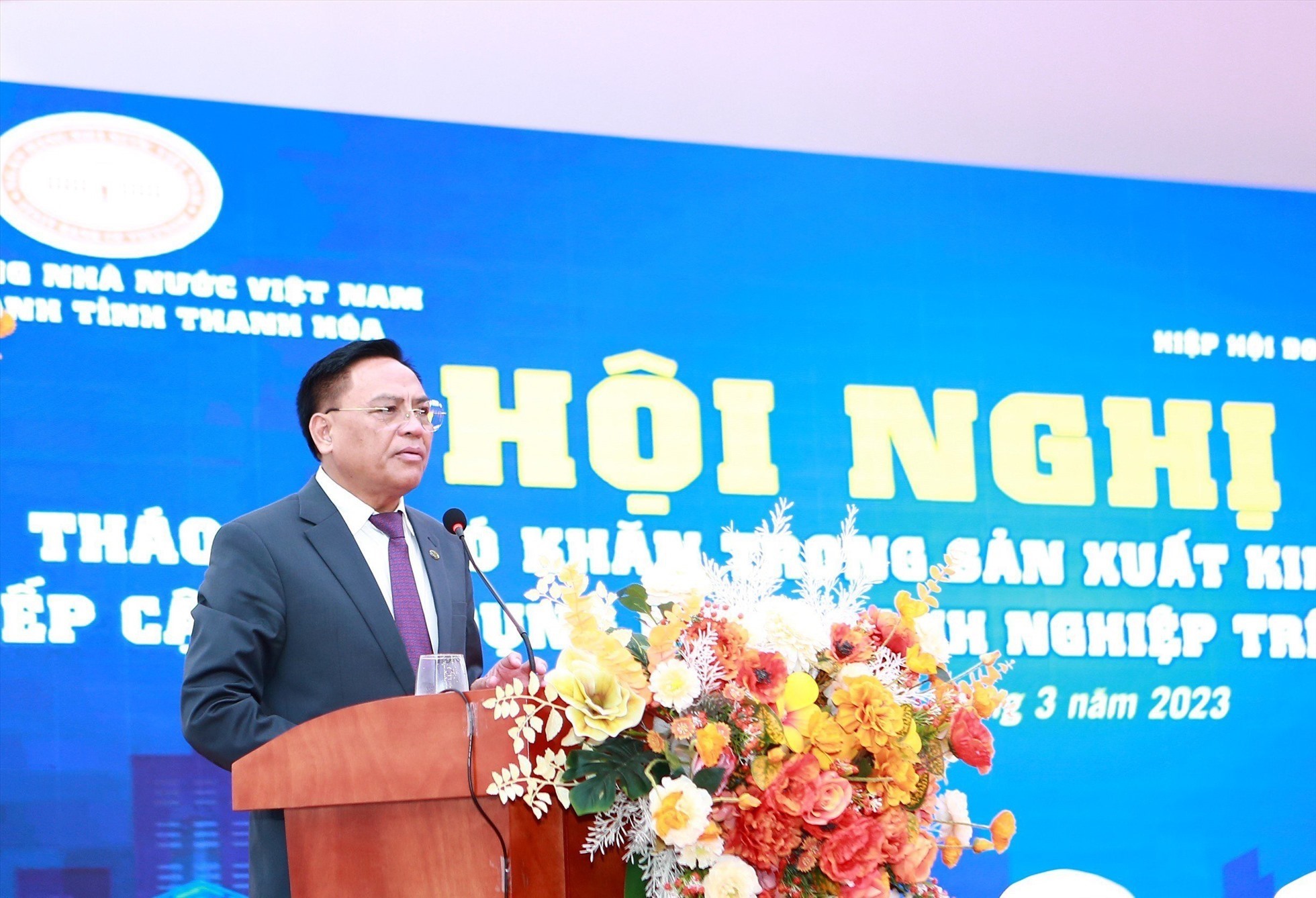 Ông Cao Tiến Đoan - Chủ tịch Hiệp hội Doanh nghiệp tỉnh Thanh Hóa