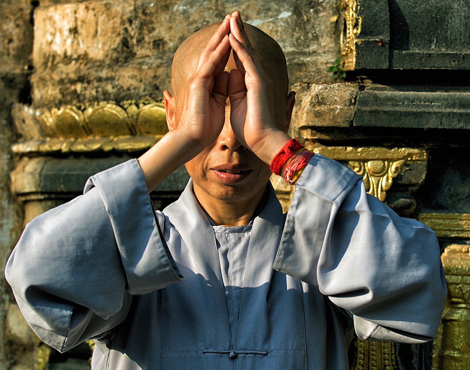 Ni cô Chơn Ngọc- Việt Nam ở Bodh Gaya (Bồ Đề Đạo tràng- Ấn Độ)- một trong “Tứ động tâm” của Phật giáo - nơi Phật thành đạo.