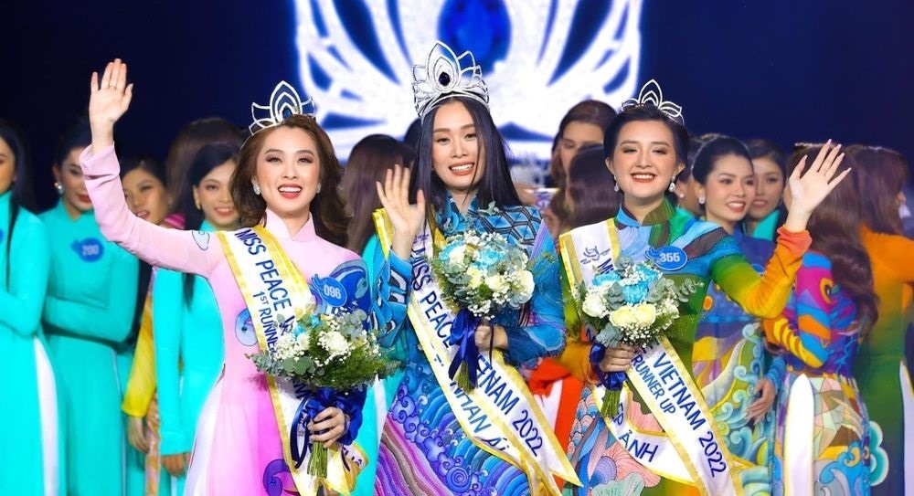 Miss Peace Vietnam là cuộc thi gây nhiều ồn ào, chưa có tên gọi tiếng Việt. Ảnh minh hoạ: Ban tổ chức cuộc thi.