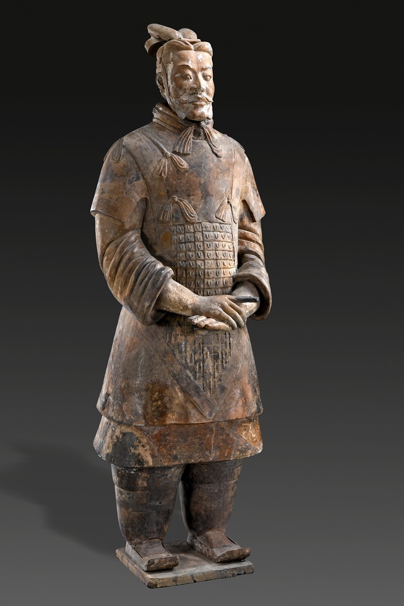 Chiến binh đất nung. Ảnh: Bảo tàng lăng mộ Tần Thuỷ Hoàng