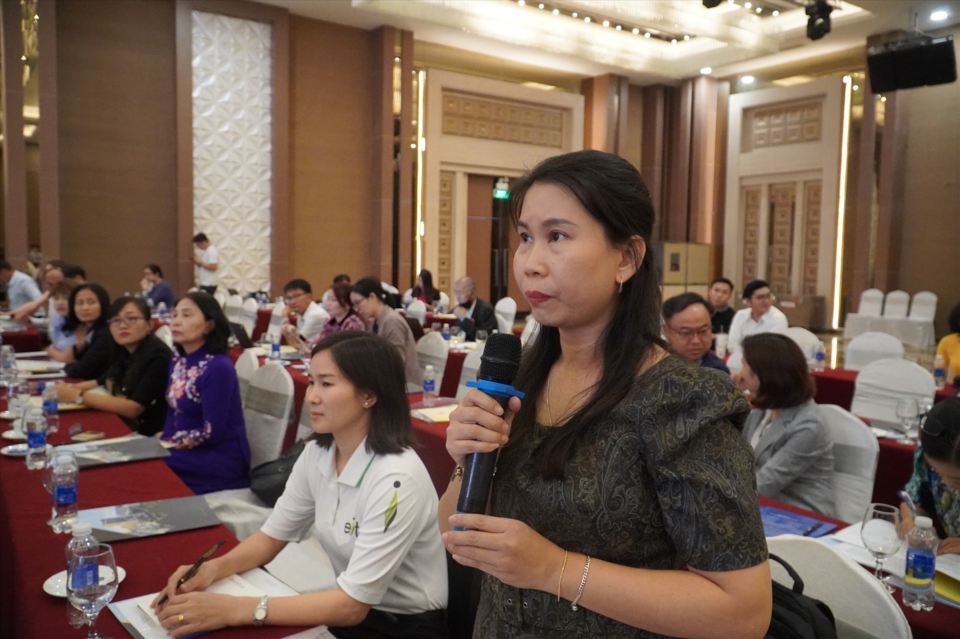 Bà Đoàn Hương Giang, trưởng phòng hành chính - nhân sự Công ty TNHH Elite Long Thành. Ảnh: Hà Anh Chiến