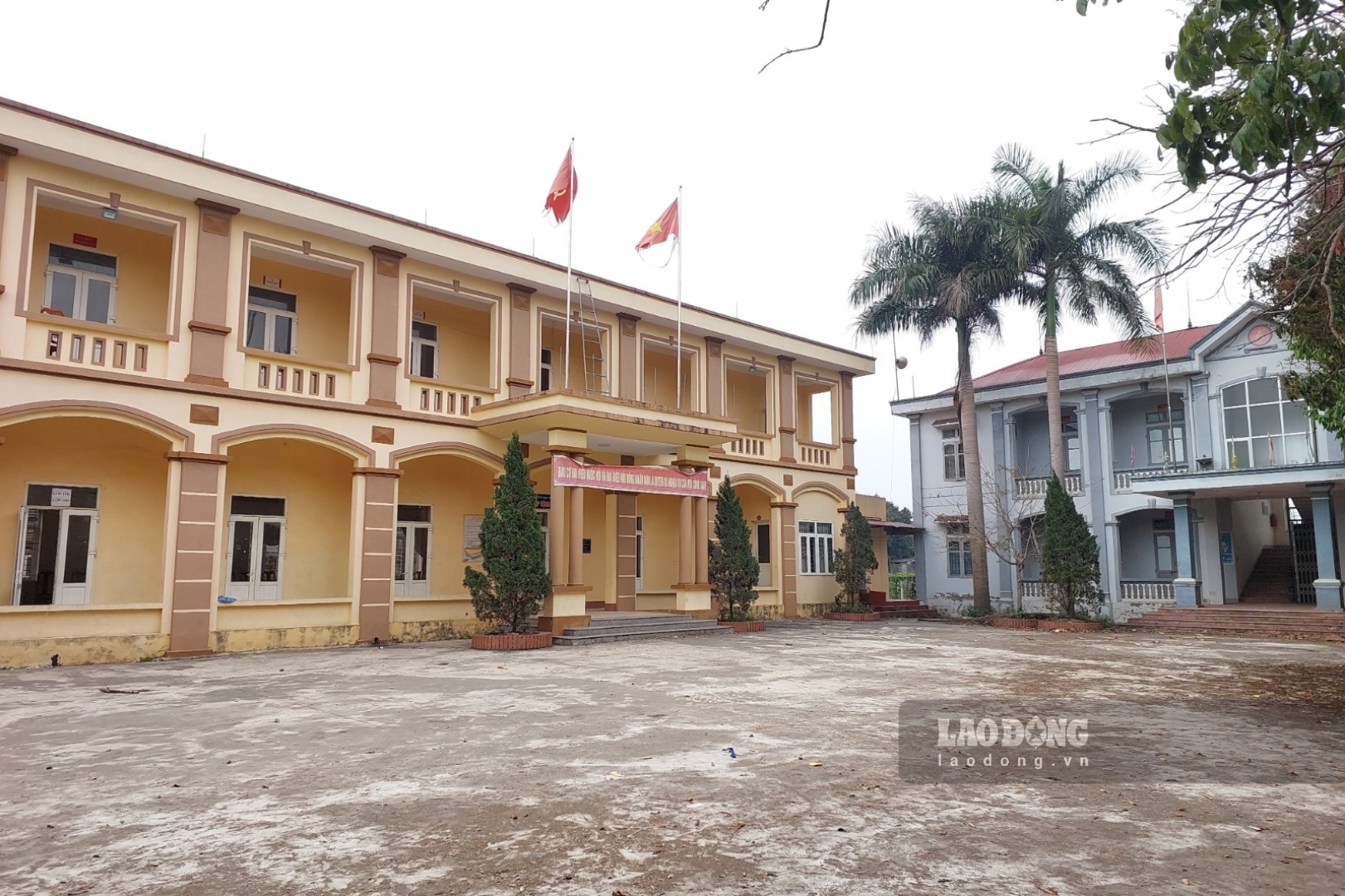 Tại thị trấn Cẩm Khê (huyện Cẩm Khê, tỉnh Phú Thọ) cả 3 trụ sở xã cũ (trước sắp xếp) đều đang không được sử dụng. Ảnh: Tô Công