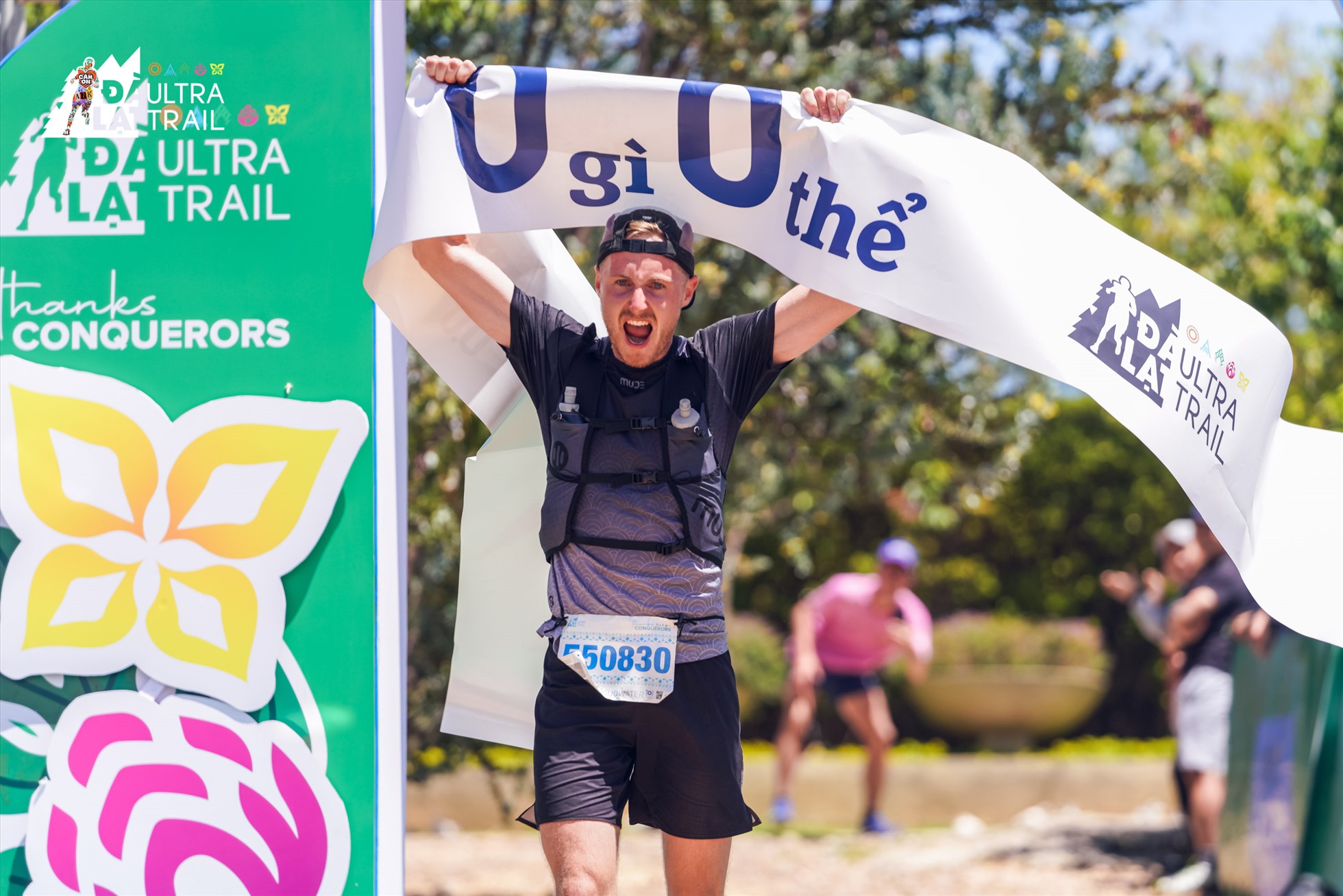 Valentin Orange có lần thứ 2 tham dự Dalat Ultra Trail. Ảnh: Anh Hân