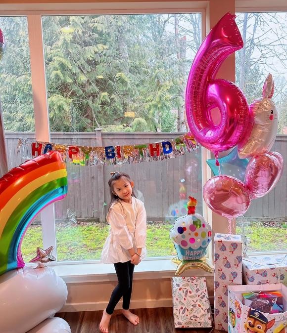 Con gái Lam Trường mừng sinh nhật 6 tuổi. Ảnh: Nhân vật cung cấp