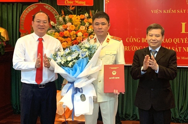 Ông Nguyễn Đức Thái được bổ nhiệm làm Viện trưởng VKSND TP.HCM. Ảnh: Lê Trai.