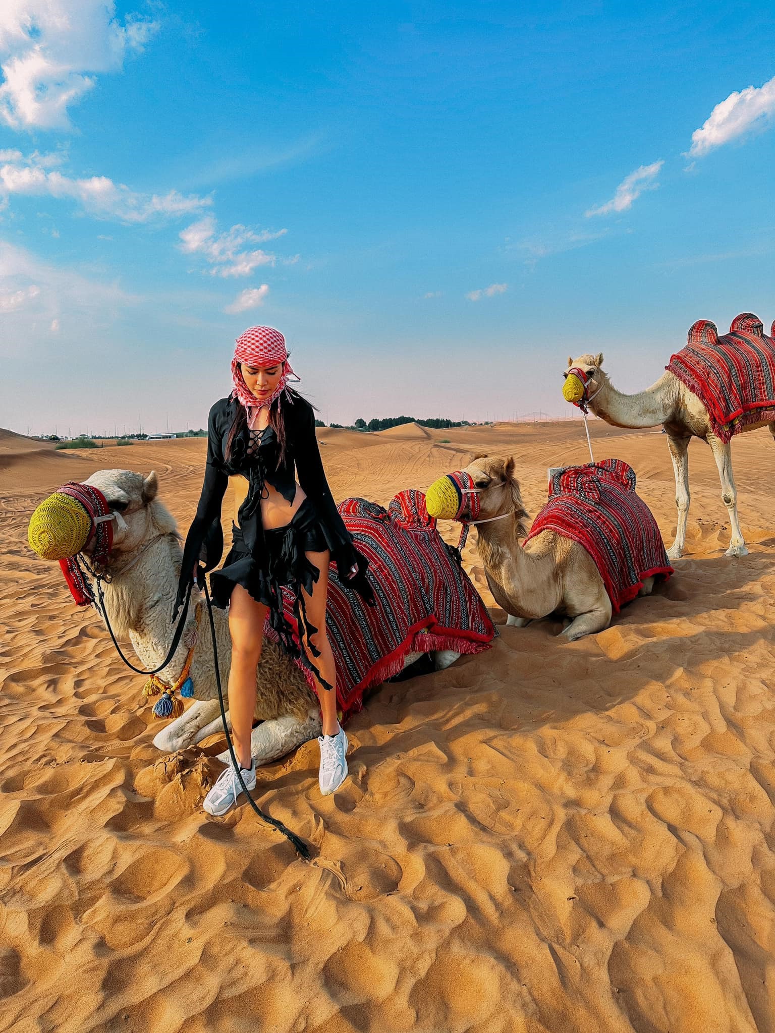 Mới đây, Minh Tú cũng đã có dịp đến Dubai du lịch để thư giãn.