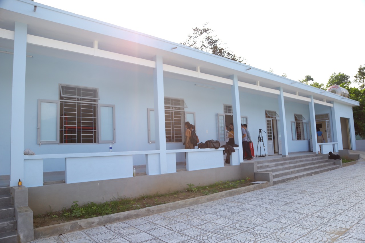 Công trình Nhà lưu trú dành cho giáo viên được Liên đoàn Lao Động thành phố Đà Nẵng sửa chữa, nâng cấp. Ảnh: Văn Trực