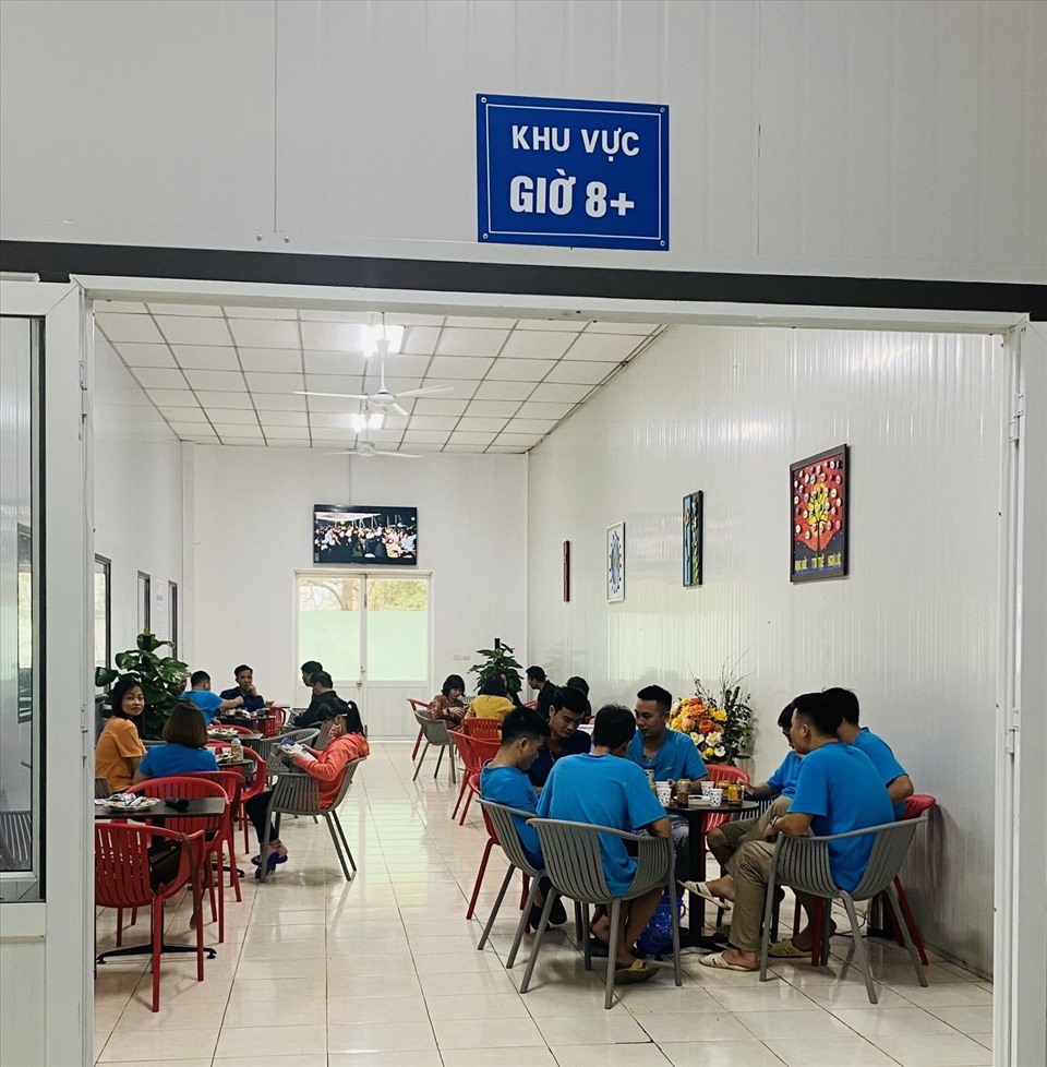 Khu vực “Giờ 8+” đi vào hoạt động giúp NLĐ có nghỉ ngơi riêng. Ảnh: Công đoàn Dệt may Việt Nam