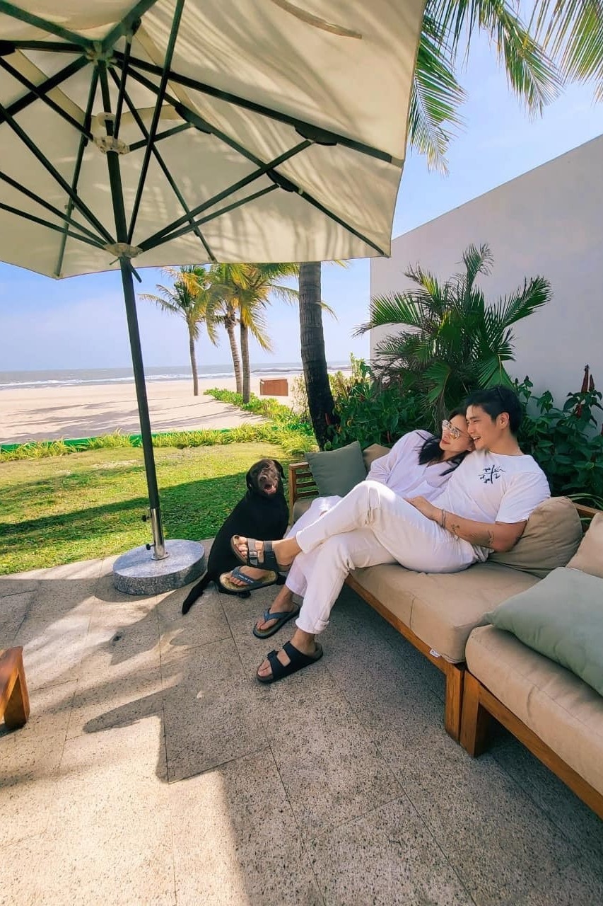 Ngô Thanh Vân tận hưởng kỳ nghỉ bên ông xã. Ảnh: Instagram nhân vật