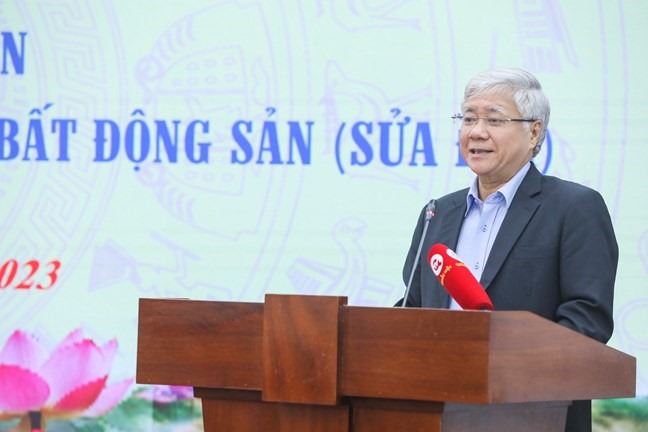 Chủ tịch UBTƯ MTTQ Việt Nam Đỗ Văn Chiến. Ảnh: Quang Vinh