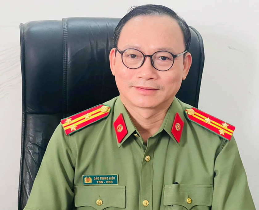 Thượng tá Đào Trung Hiếu, chuyên gia tội phạm học (Bộ Công an).