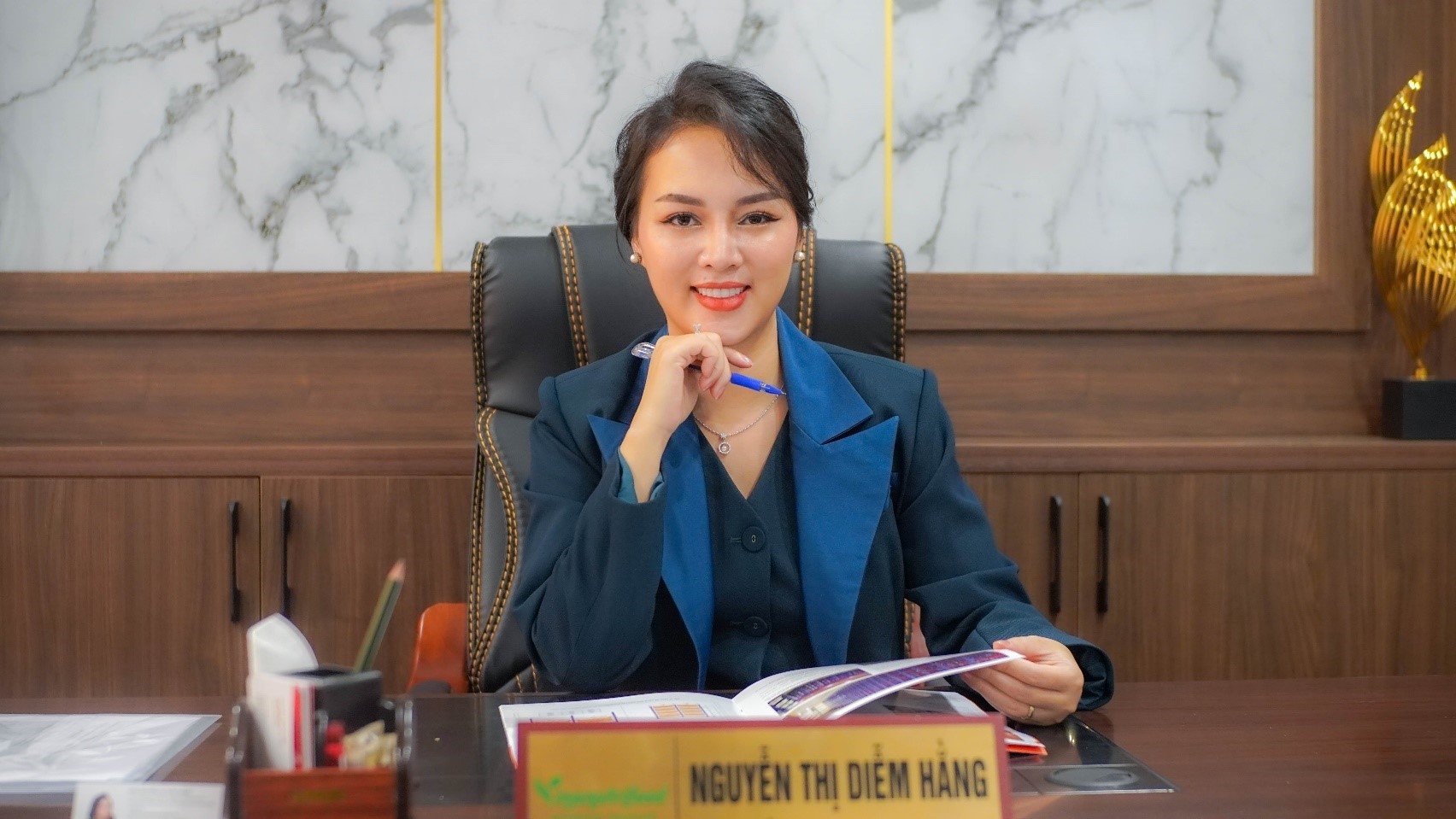 Doanh nhân Nguyễn Thị Diễm Hằng, phó chủ tịch Vinapharma-Group. Ảnh: Nhân vật cung cấp.