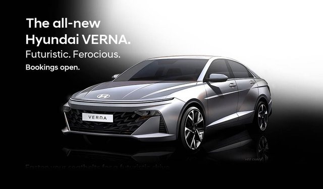 Hình ảnh về phiên bản mới của Accent mang tên Verna. Ảnh: Hyundai.