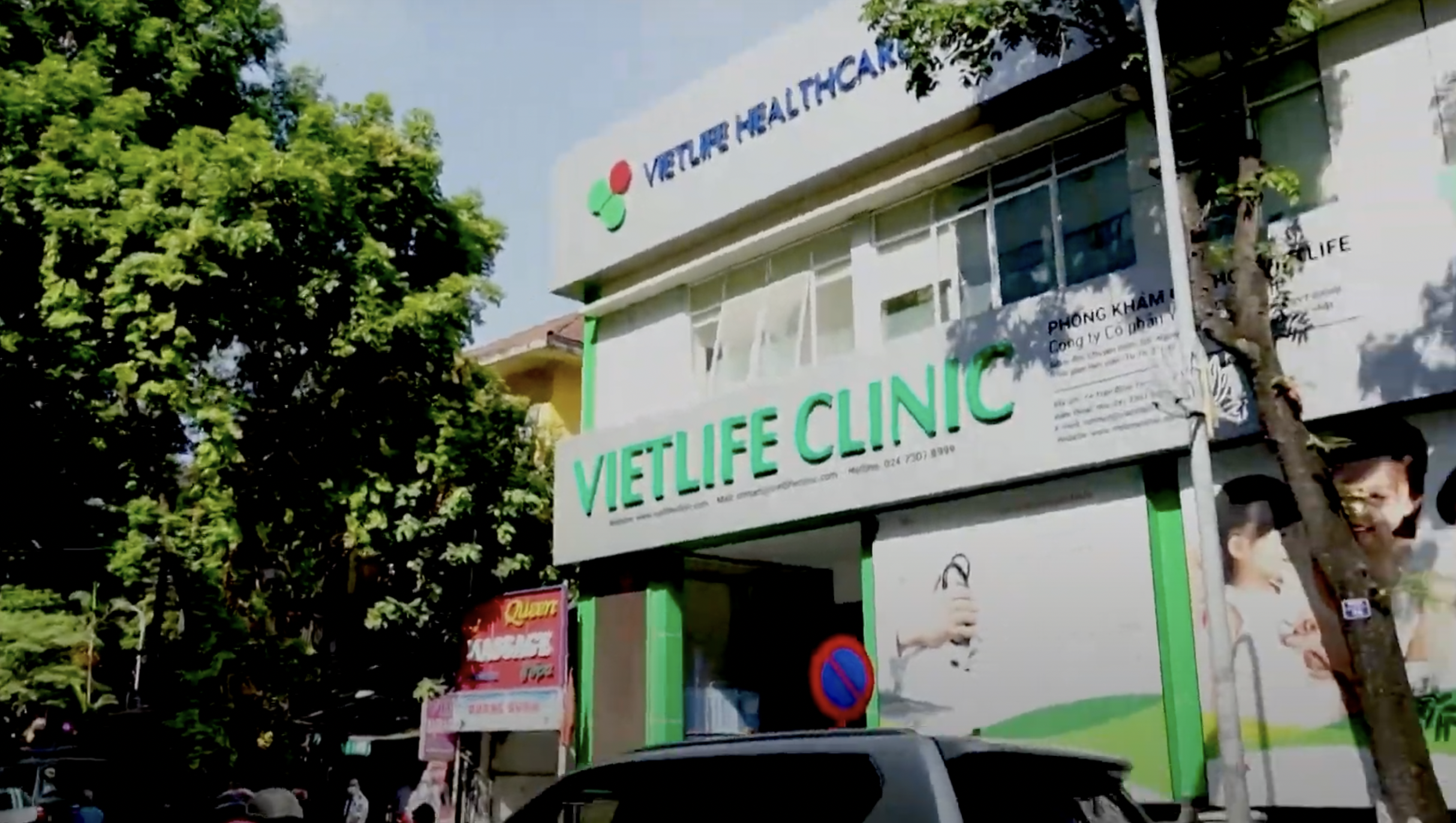 Phòng khám Vietlife tại địa chỉ số 14 Trần Bình Trọng (Hoàn Kiếm, Hà Nội). Ảnh: PV