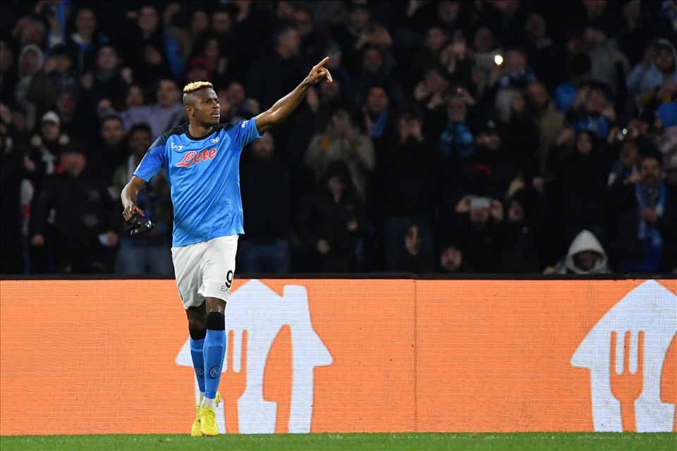 Napoli của Victor Osimhen gây ấn tượng ở mùa giải này. Ảnh: AFP