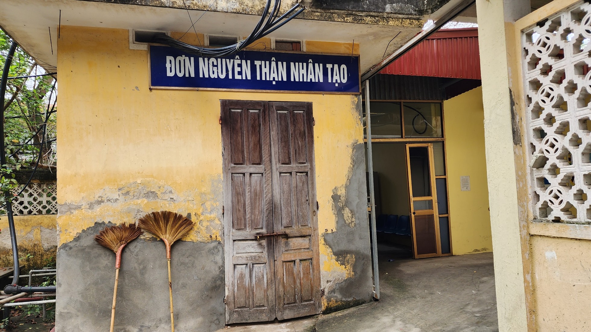 Khu vực chạy thận nhân tạo tại Bệnh viện Đa khoa tỉnh Nam Định. Ảnh: Bá Dương