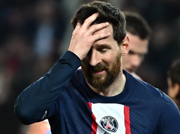 Messi đang trải qua mùa giải thất vọng tại PSG.  Ảnh: AFP