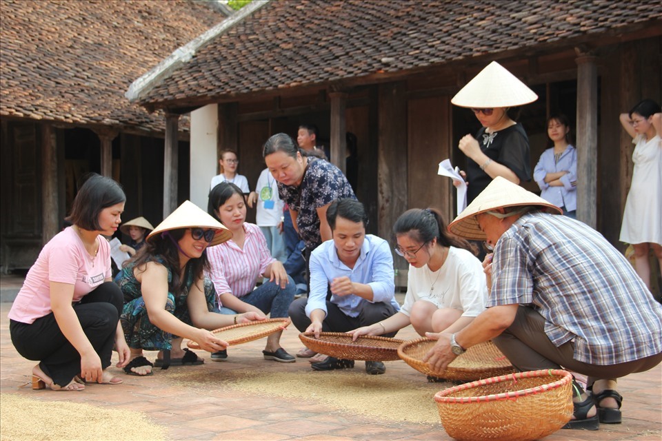 Ở bảo tàng Dân tộc học Việt Nam có rất nhiều hoạt động thú vị. Ảnh: Phương