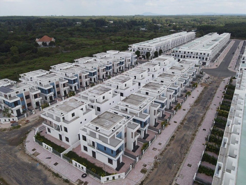 Dự án khu dân cư Tân Thịnh ở xã Đồi 61, huyện Trảng Bom do Công ty cổ phần đầu tư LDG làm chủ đầu tư. Ảnh: Hà Anh Chiến