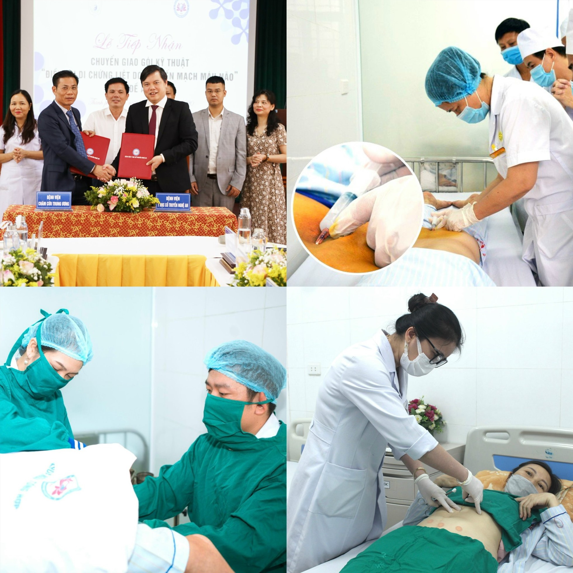 Bệnh viện Y học cổ truyền Nghệ An chú trọng phát triển đội ngũ cán bộ y bác sĩ có chuyên môn kỹ thuật chuyên sâu. Ảnh: Hồng Nhung