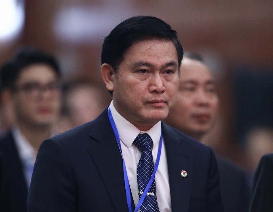 Ông Trần Anh Tú làm trưởng đoàn U22 Việt Nam tại SEa Games 32. Ảnh: Minh Châu